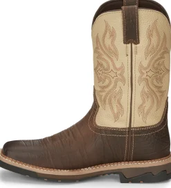 Justin Boots Flash 11" Waterproof Pecan New