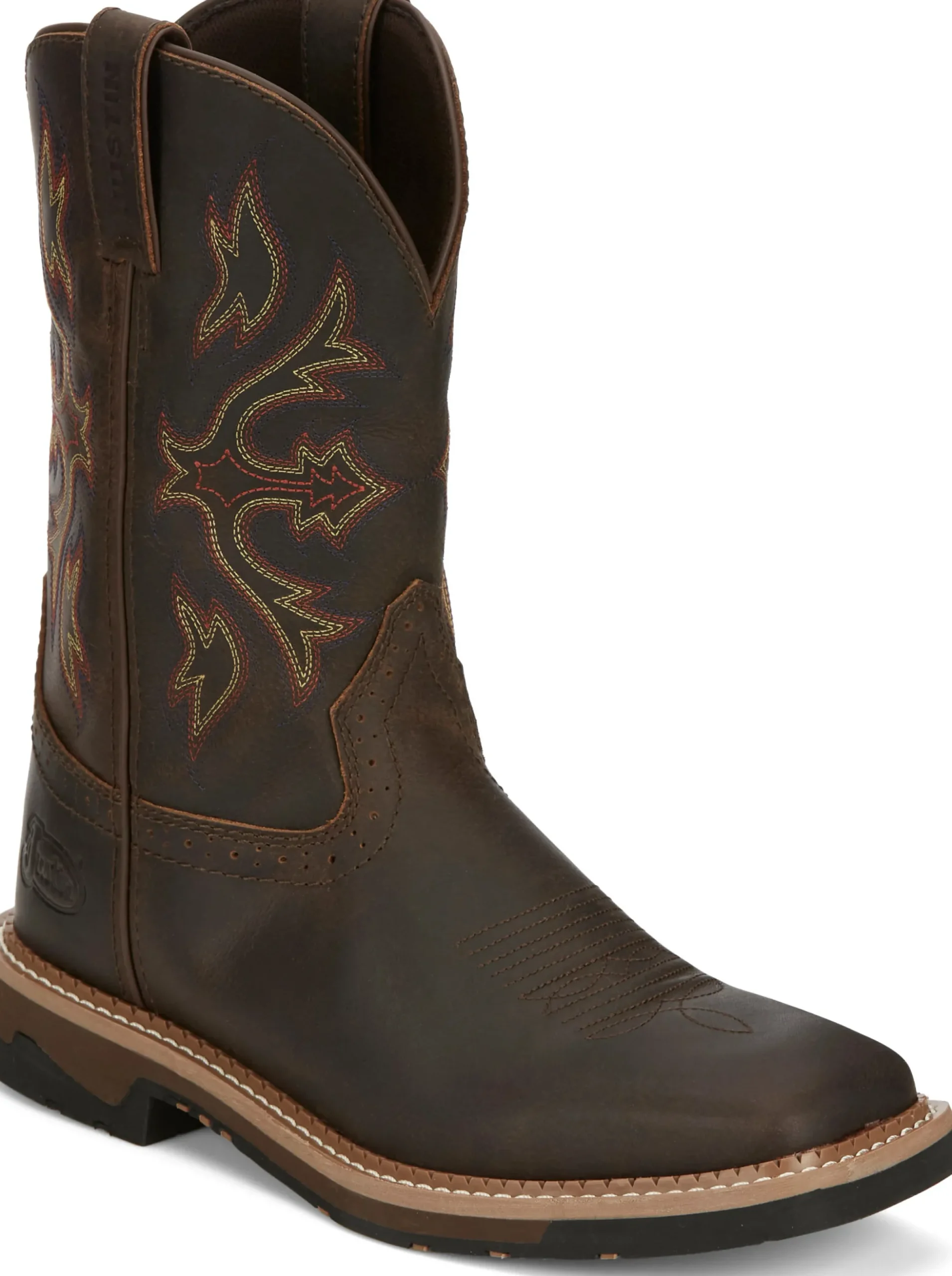 Justin Boots Flash 11" Work Walnut New
