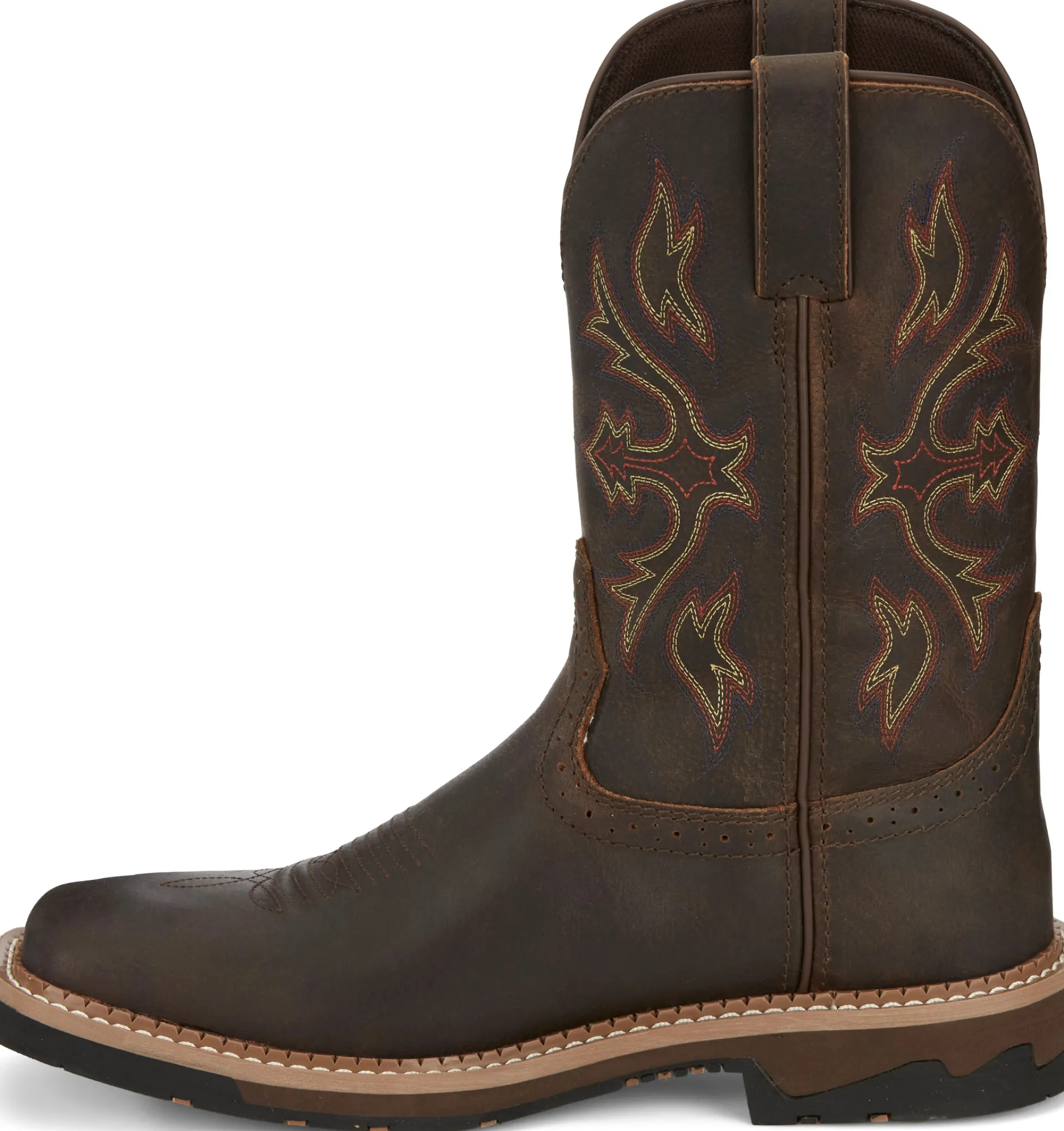 Justin Boots Flash 11" Work Walnut New