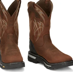 Justin Boots Frontline Hiviz 11” Waterproof Walnut Hot