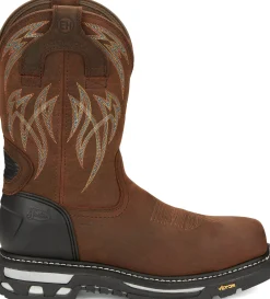 Justin Boots Frontline Hiviz 11” Waterproof Nano Comp Toe Walnut Outlet