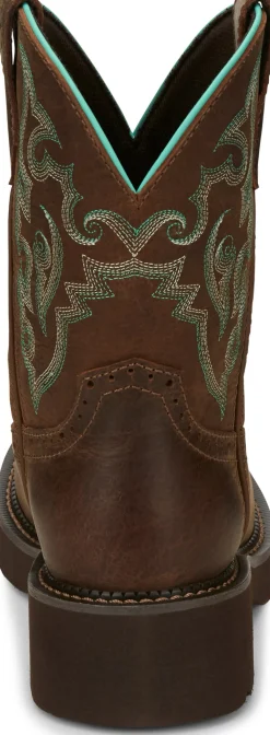 Justin Boots Gemma II Brown New