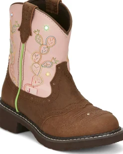 Justin Boots Glitzi Tan New