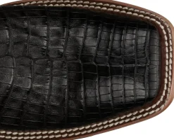 Justin Boots Haggard 11" Caiman Black Hot