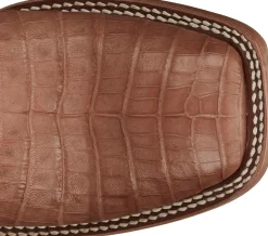 Justin Boots Haggard 11" Caiman Tan New
