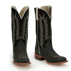 Justin Boots Hombre 13” Suede Matte Black Hot