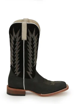 Justin Boots Hombre 13&rdquo; Suede Matte Black Hot