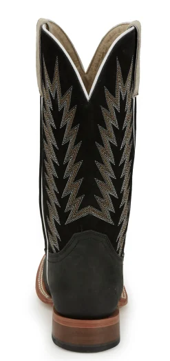Justin Boots Hombre 13&rdquo; Suede Matte Black Hot