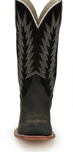 Justin Boots Hombre 13&rdquo; Suede Matte Black Hot