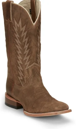 Justin Boots Hombre 13&rdquo; Suede Clay Brown Clearance