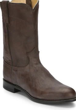 Justin Boots Jackson 10" Roper Dark Brown Best