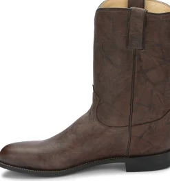 Justin Boots Jackson 10" Roper Dark Brown Best