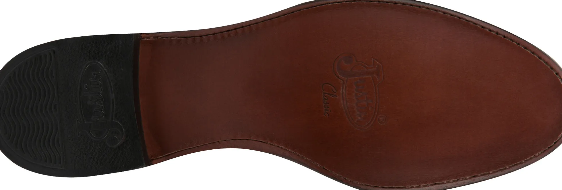 Justin Boots Jackson 10" Roper Chestnut New
