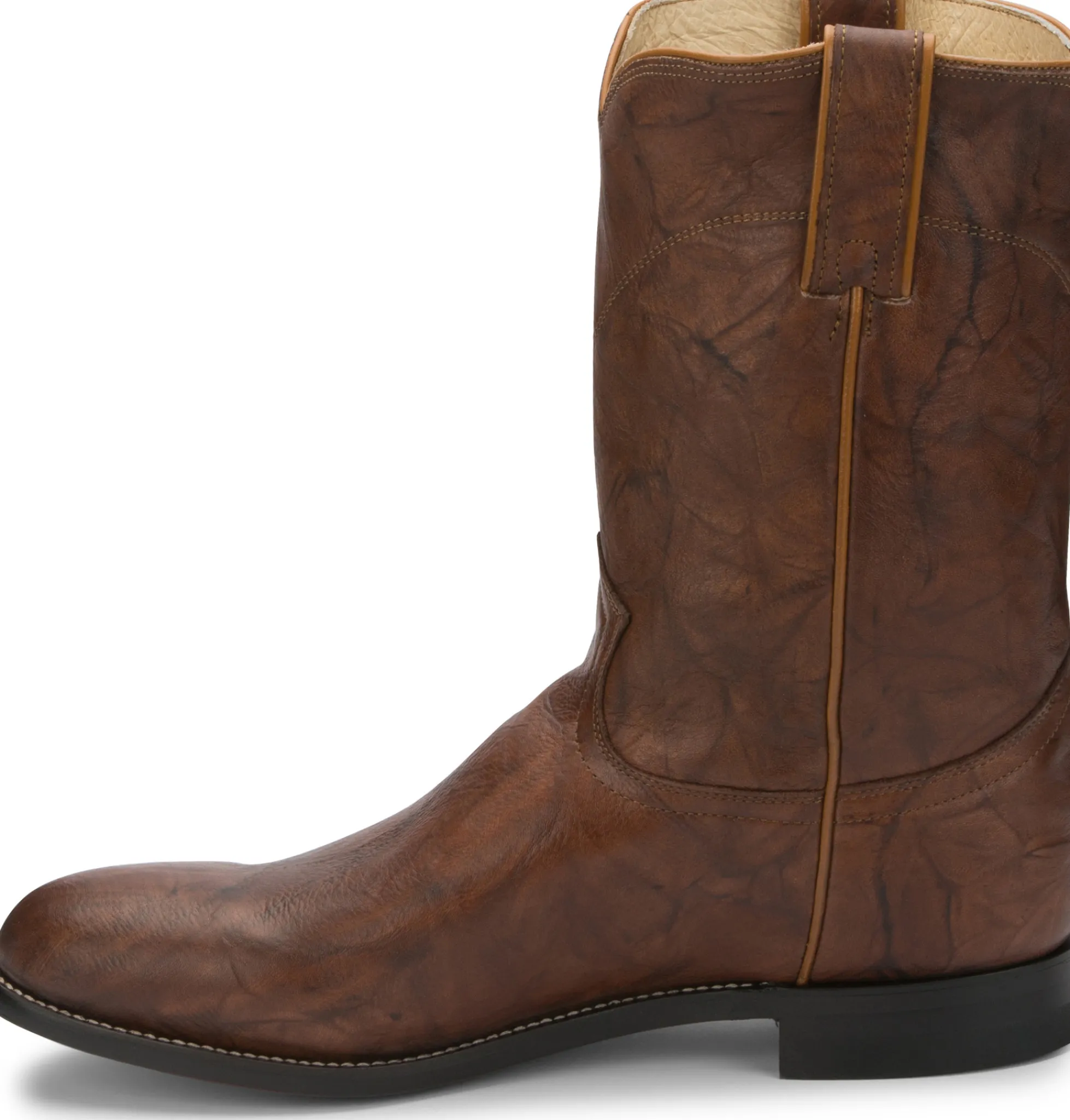 Justin Boots Jackson 10" Roper Chestnut New