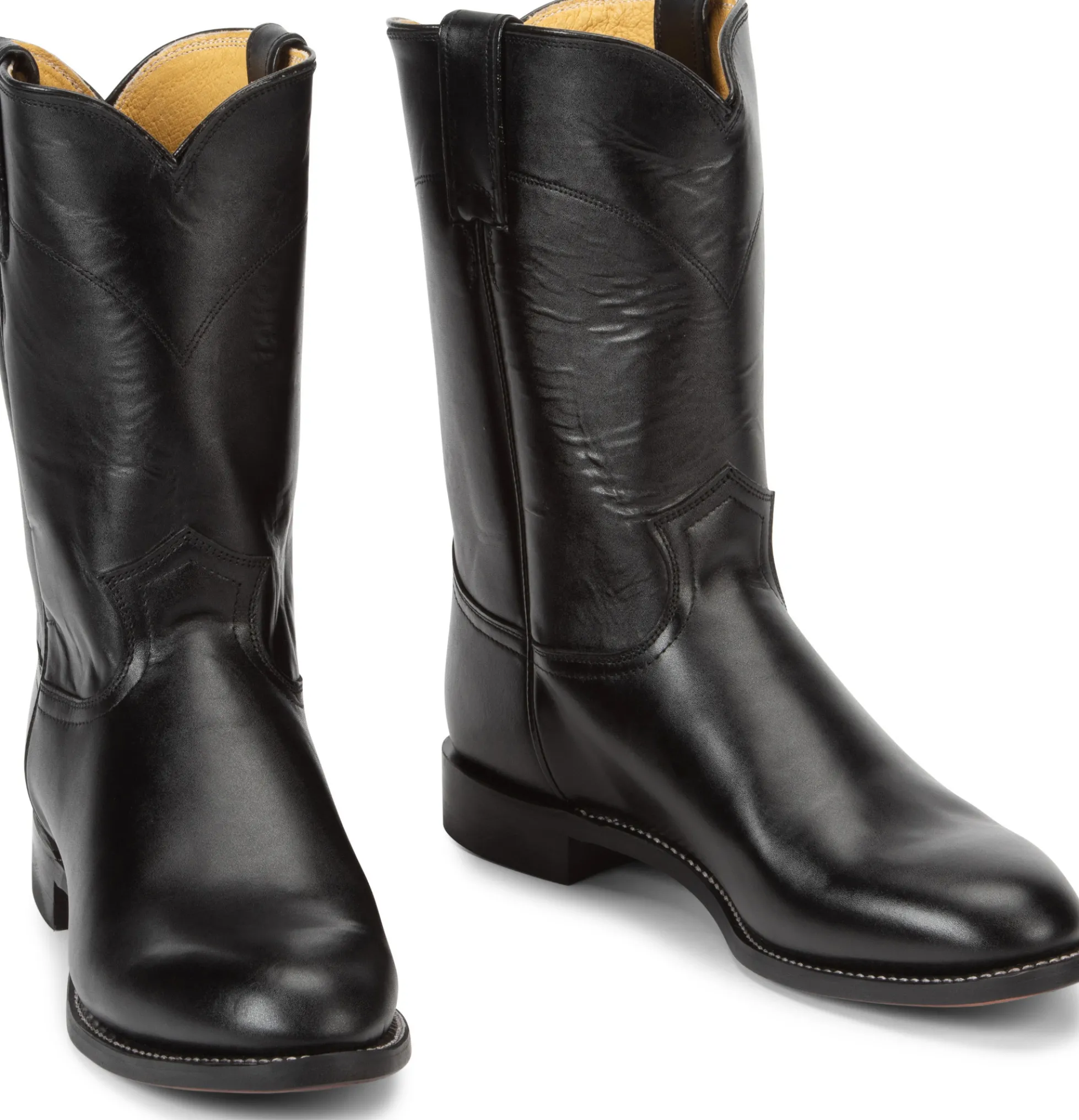 Justin Boots Jackson 10" Roper Black