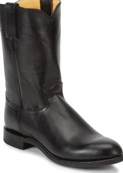Justin Boots Jackson 10" Roper Black
