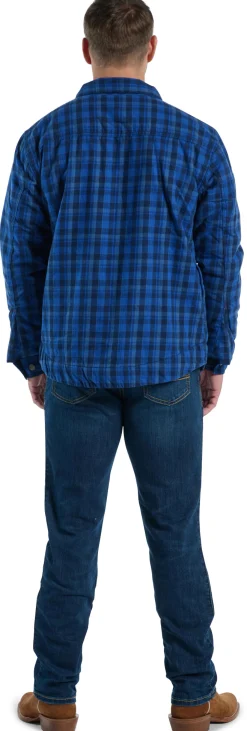 Justin Boots Jackson Shirt Jacket Navy Plaid
