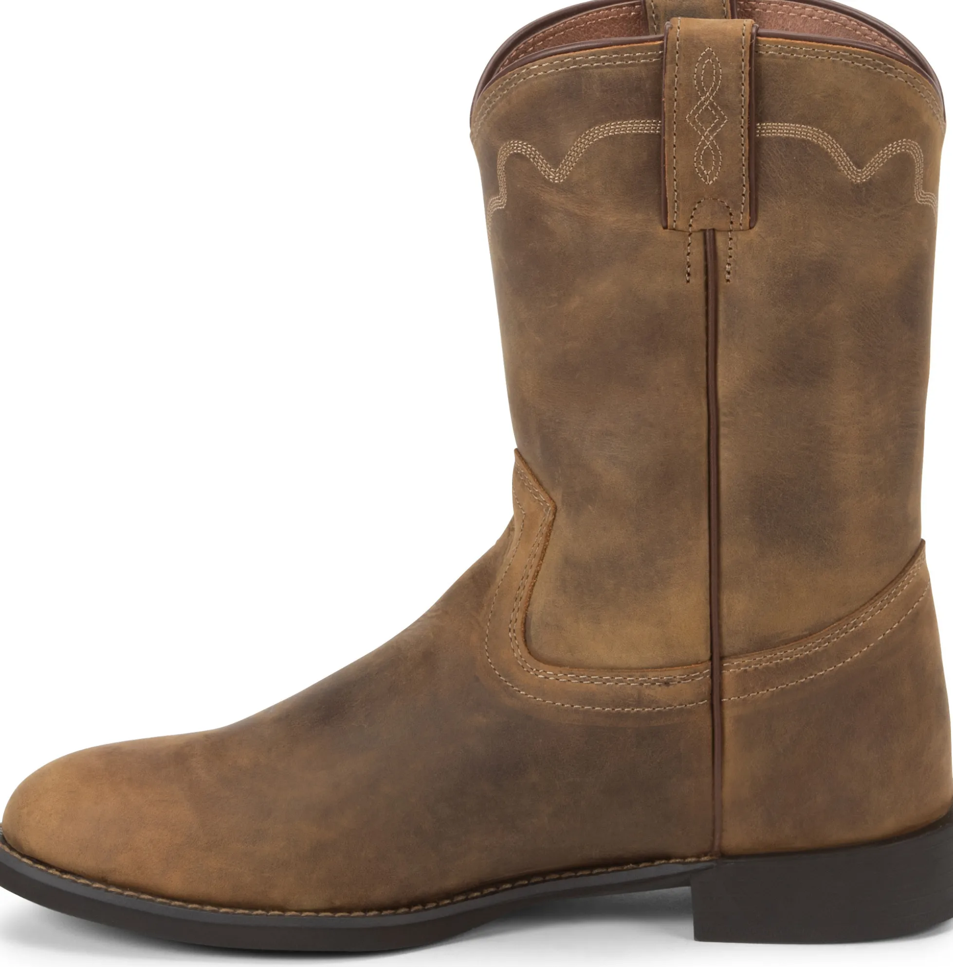 Justin Boots Jeb 10" Roper Tan Apache Clearance