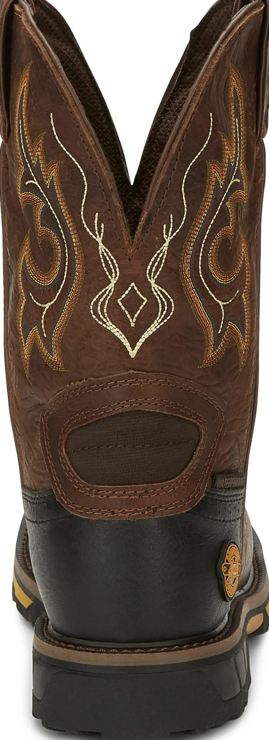 Justin Boots Joist 11" Waterproof Comp Toe Aged Brown Discount