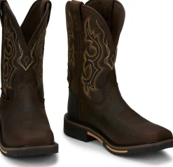 Justin Boots Joist 11" Waterproof Comp Toe Chocolate Online