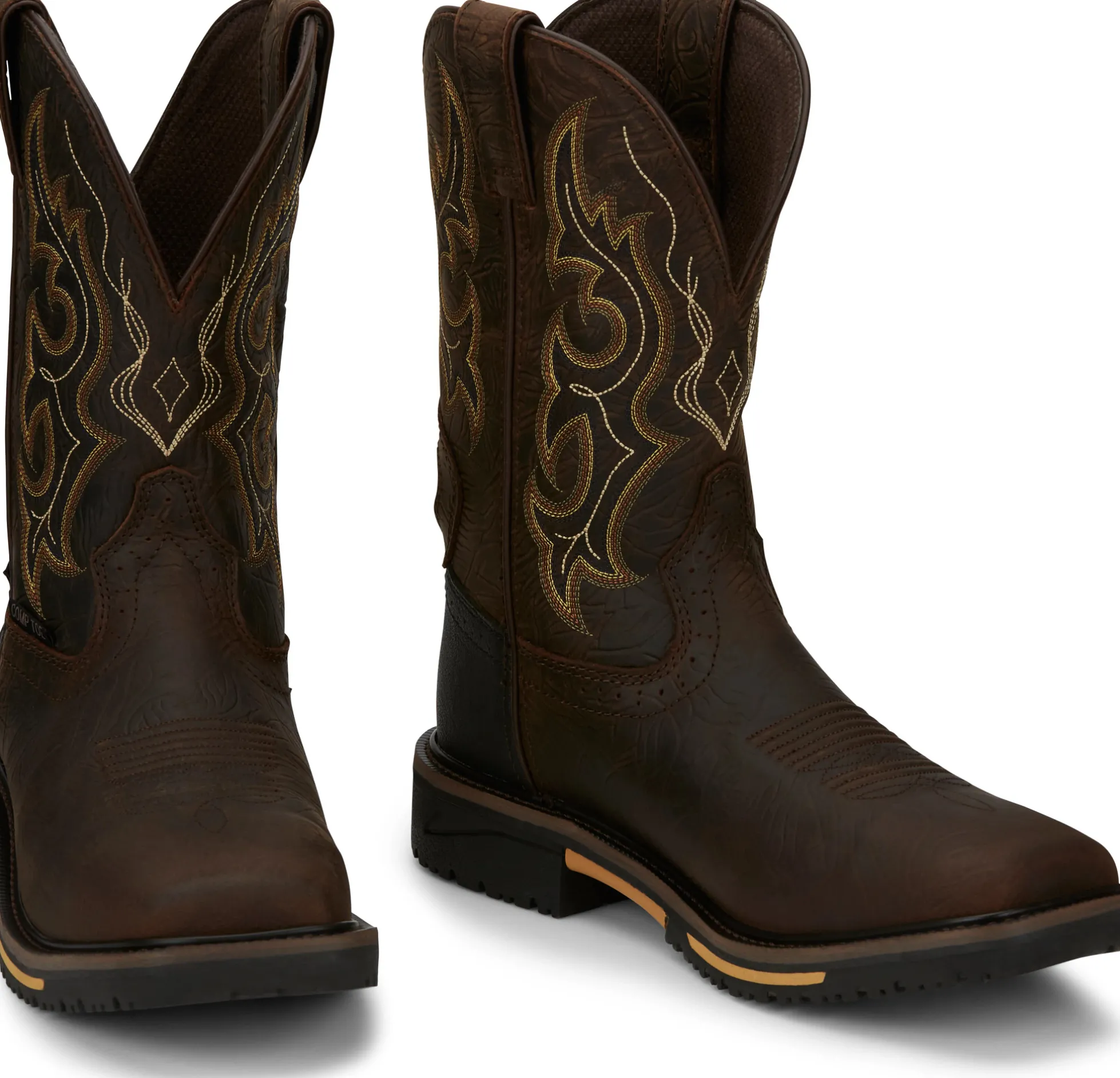 Justin Boots Joist 11" Waterproof Comp Toe Chocolate Online