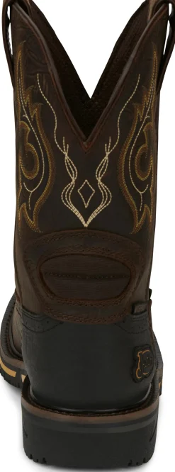 Justin Boots Joist 11" Waterproof Comp Toe Chocolate Online