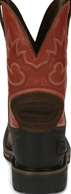 Justin Boots Joist 11" Work Rustic New