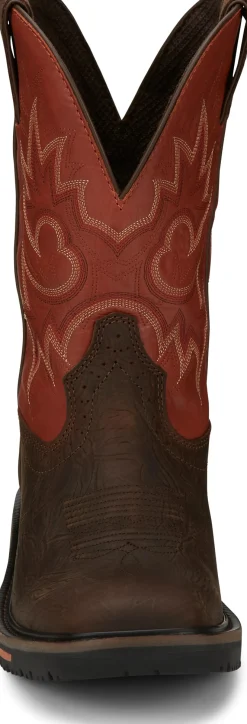 Justin Boots Joist 11" Work Rustic New