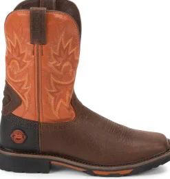 Justin Boots Joist 11" Work Rustic Brown Hot
