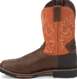 Justin Boots Joist 11" Work Rustic Brown Hot