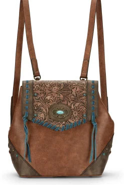 Justin Boots Justin Backpack Brown New