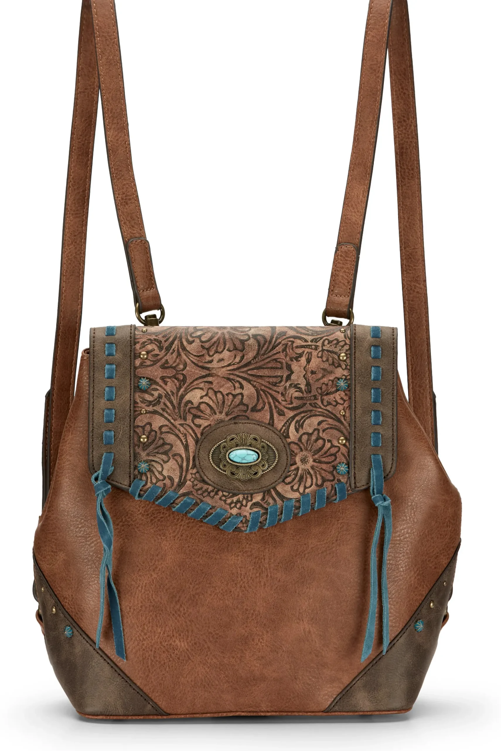 Justin Boots Justin Backpack Brown New