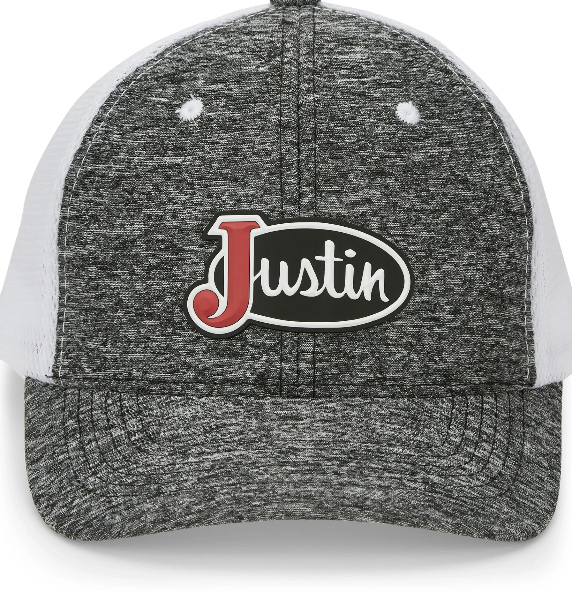 Justin Boots Justin Logo Cap Dark Grey/White Mesh Best