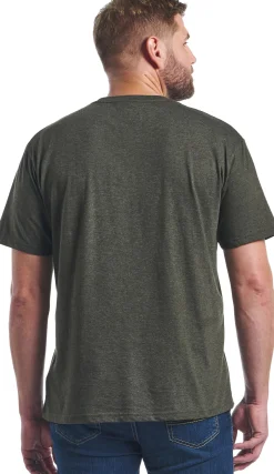 Justin Boots Justin Men's Bison Tee Olive Heather