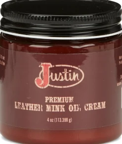 Justin Boots Justin Premium Leather Mink Oil Cream Neutral Best