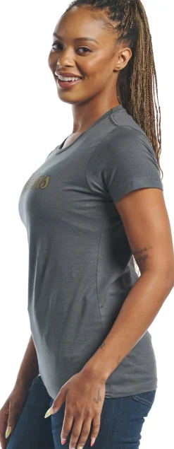 Justin Boots Justin Women's Original Logo Tee Charcoal Sale