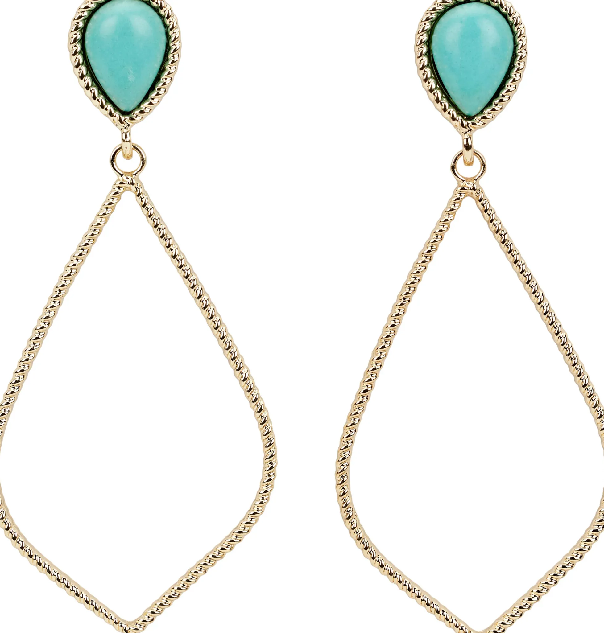 Justin Boots Justin Women's Rope Motif Earrings Gold Outlet