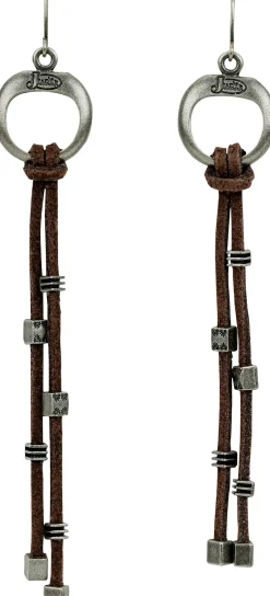 Justin Boots Justin Women'S Suede Lacing Earrings Brown Discount