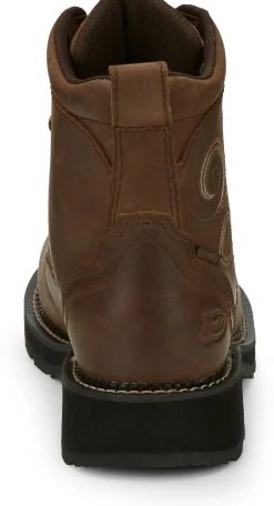 Justin Boots Katerina 6" Steel Toe Waterproof Work Boot Aged Bark Best