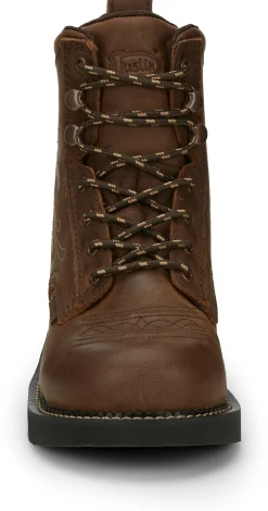 Justin Boots Katerina 6" Steel Toe Waterproof Work Boot Aged Bark Best