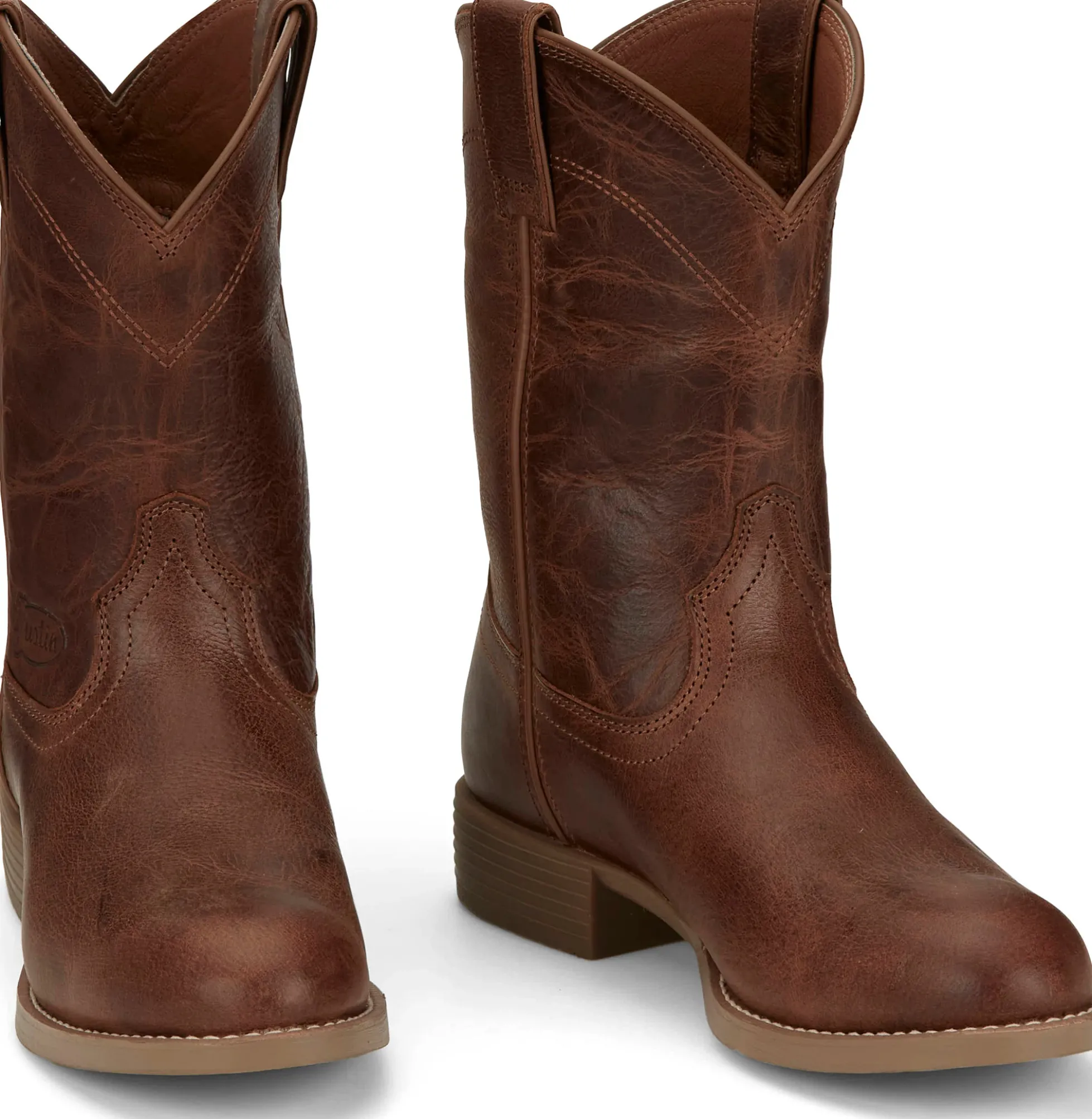 Justin Boots Kilgore 10" Stampede Roper Hickory Best