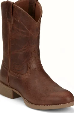 Justin Boots Kilgore 10" Stampede Roper Hickory Best
