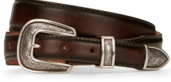 Justin Boots Kingsland Belt Brown Sale
