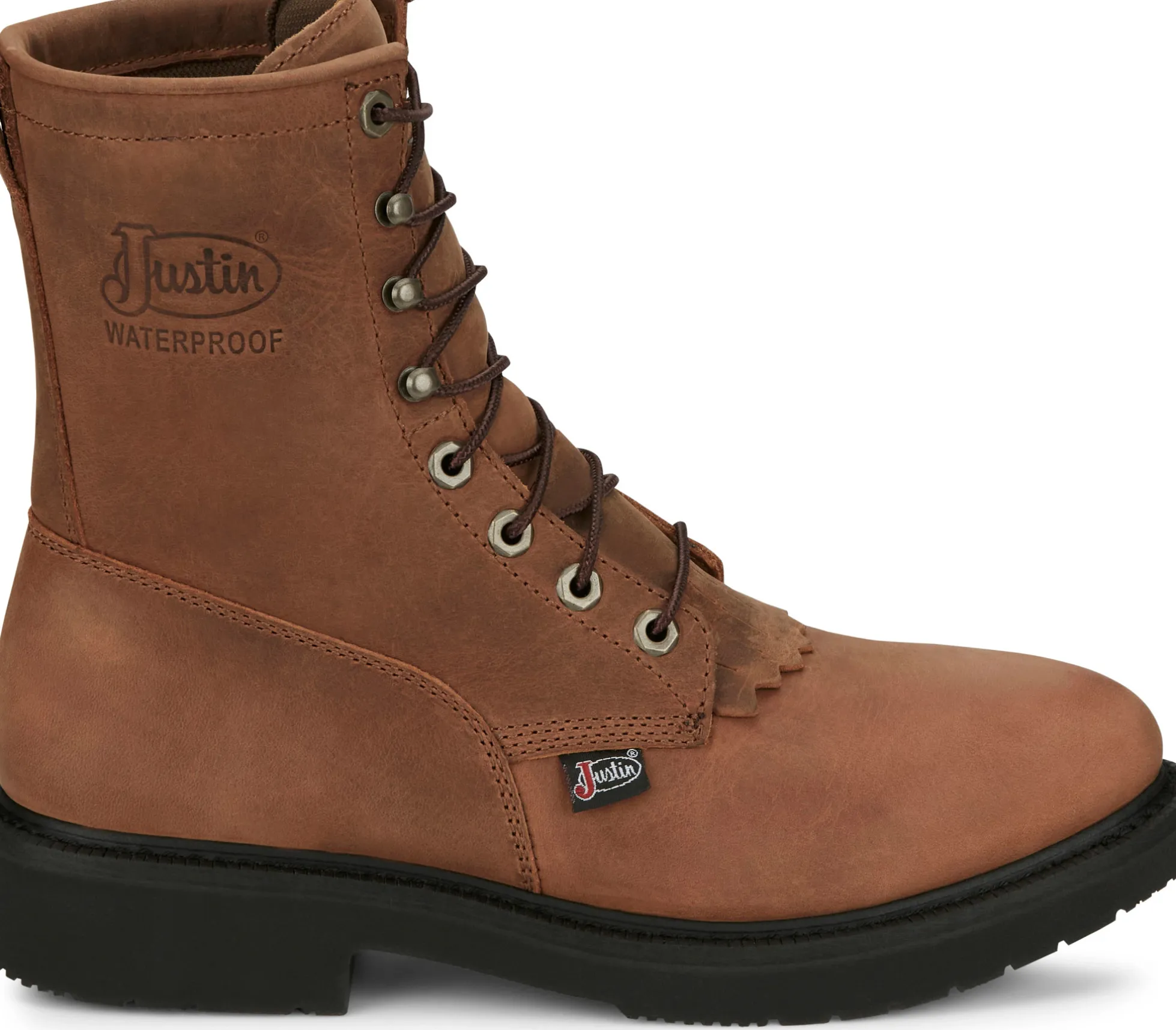 Justin Boots Livestock 8" Waterproof Aged Bark Online