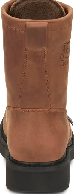 Justin Boots Livestock 8" Waterproof Aged Bark Online