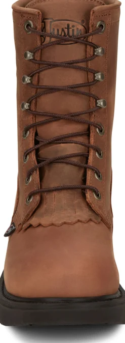 Justin Boots Livestock 8" Waterproof Aged Bark Online