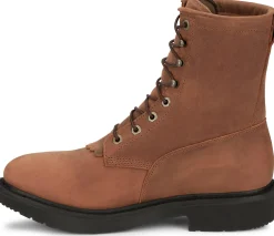 Justin Boots Livestock 8" Waterproof Aged Bark Online