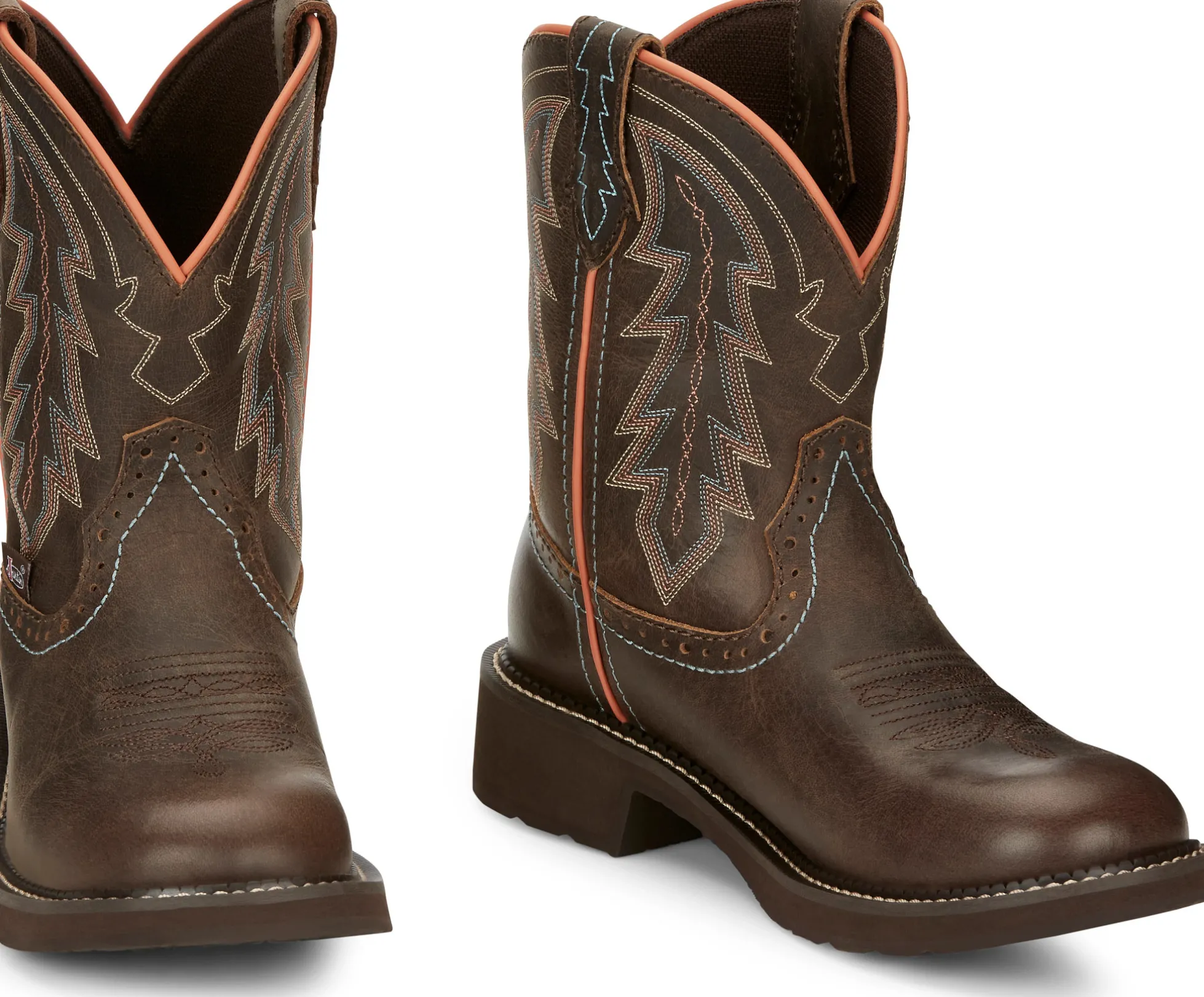 Justin Boots Lyla 8" Western Boot Brown Sale