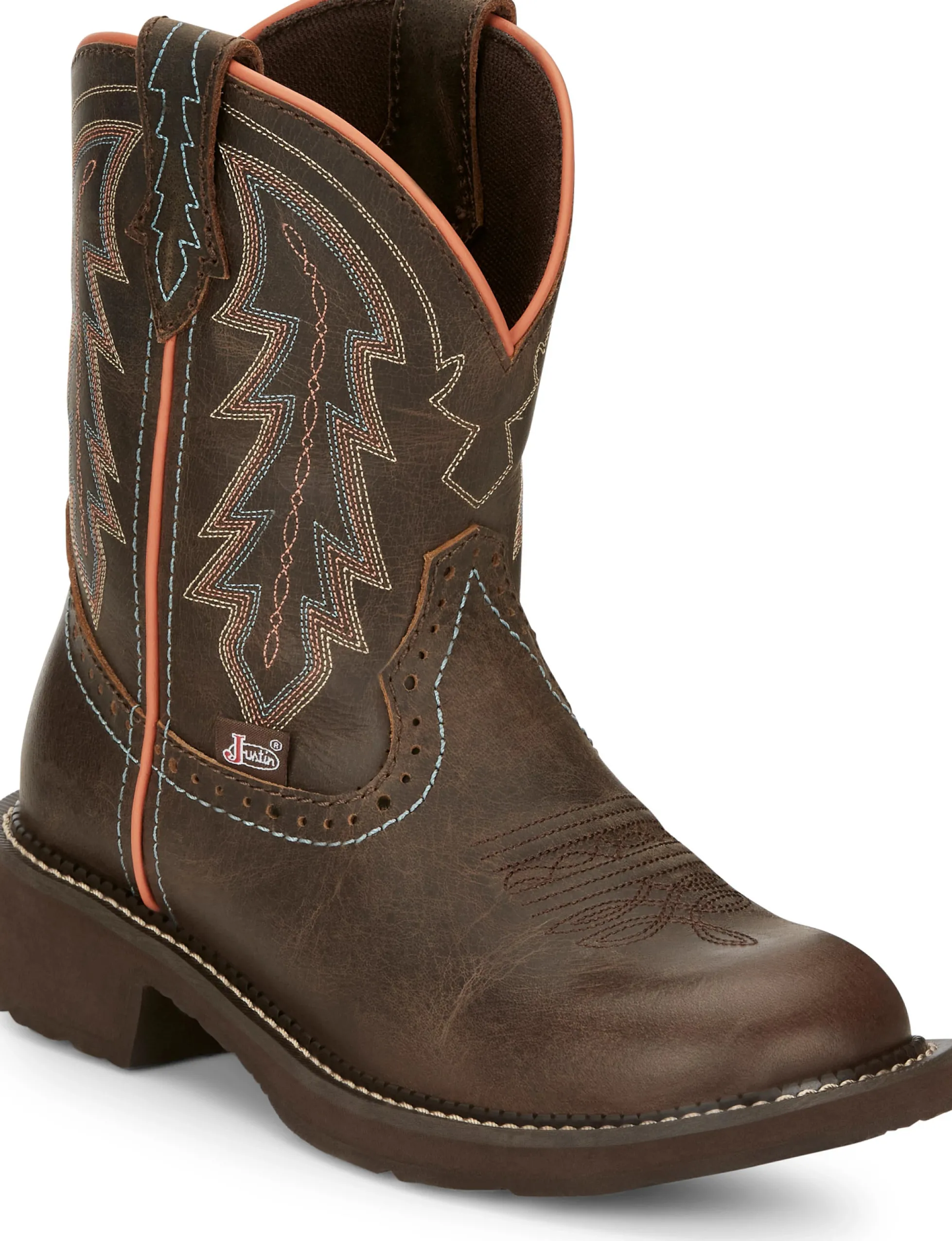 Justin Boots Lyla 8" Western Boot Brown Sale