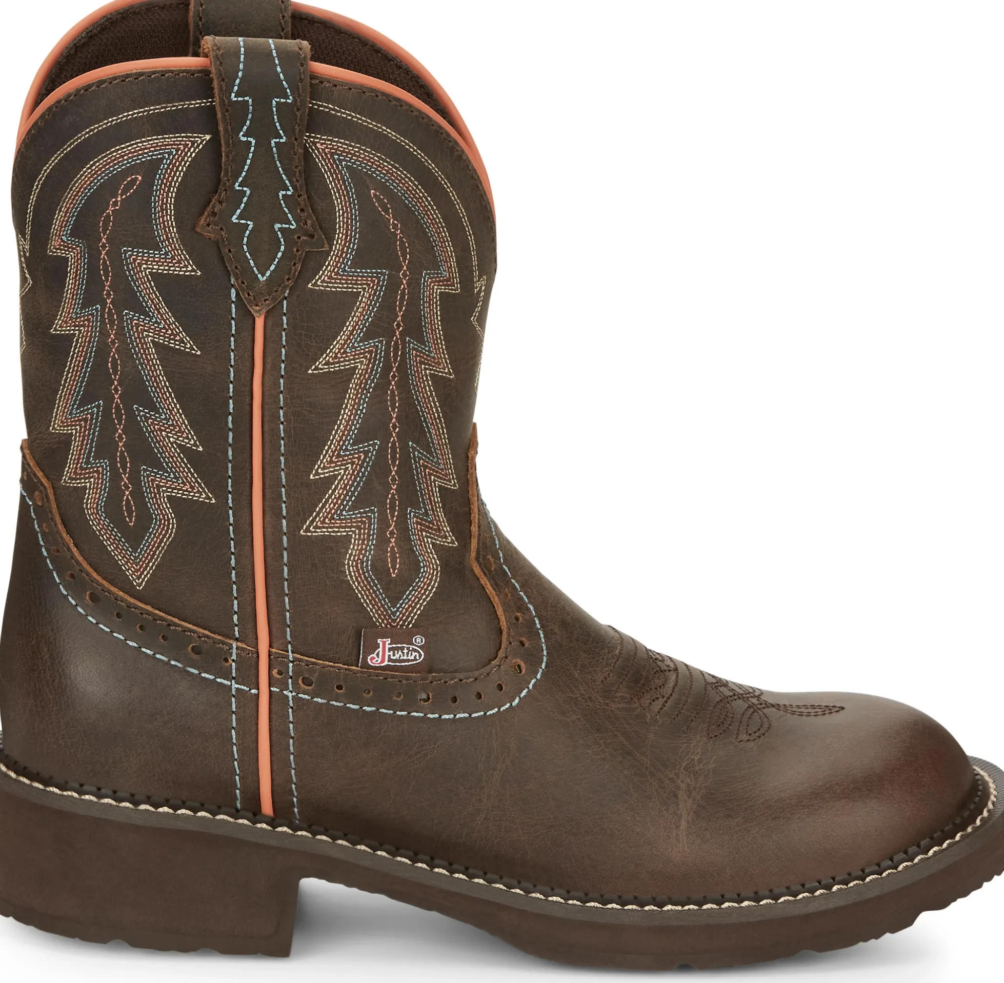 Justin Boots Lyla 8" Western Boot Brown Sale